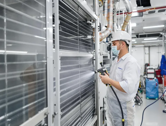 Professional AC coil cleaning by Lakeville Air Duct Cleaning in Lakeville
