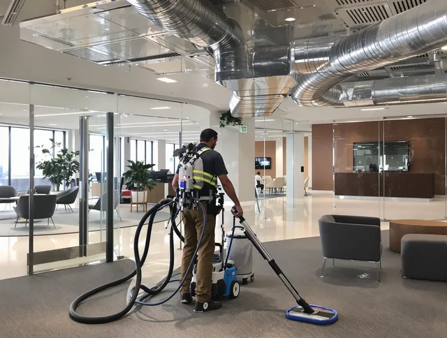 Commercial duct cleaning service by Lakeville Air Duct Cleaning in Lakeville