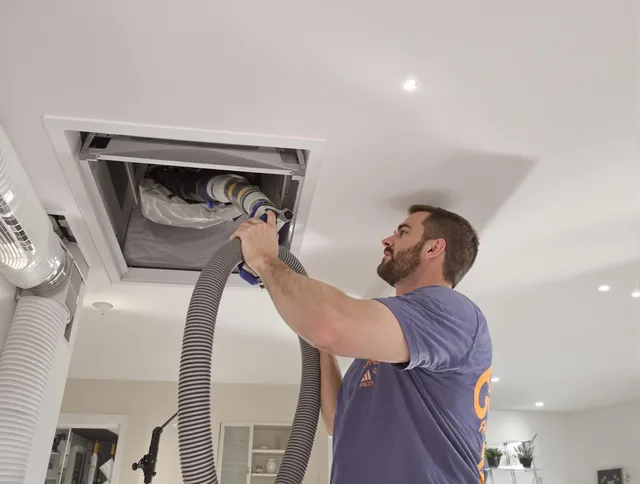Precision indoor duct cleaning by Lakeville Air Duct Cleaning in Lakeville